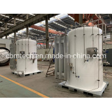 Micro Bulk Liquid Cryogenic Gas Tanks with Pressure Built Systems